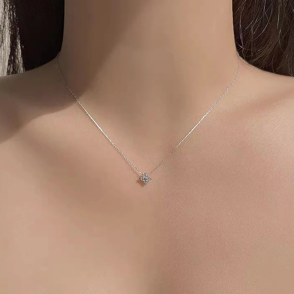 Anna Four Petal Necklace
