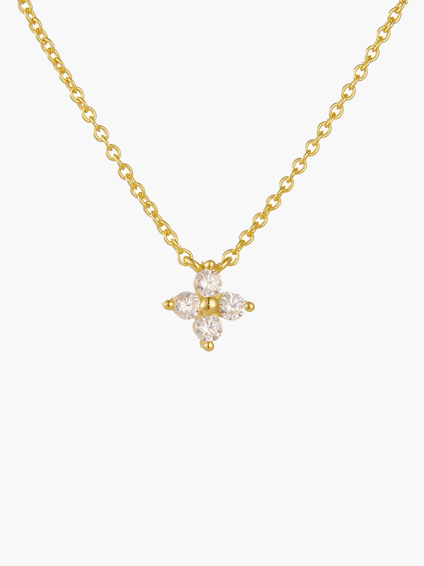 Anna Four Petal Necklace