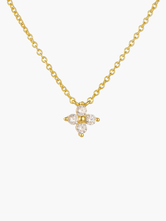 Anna Four Petal Necklace