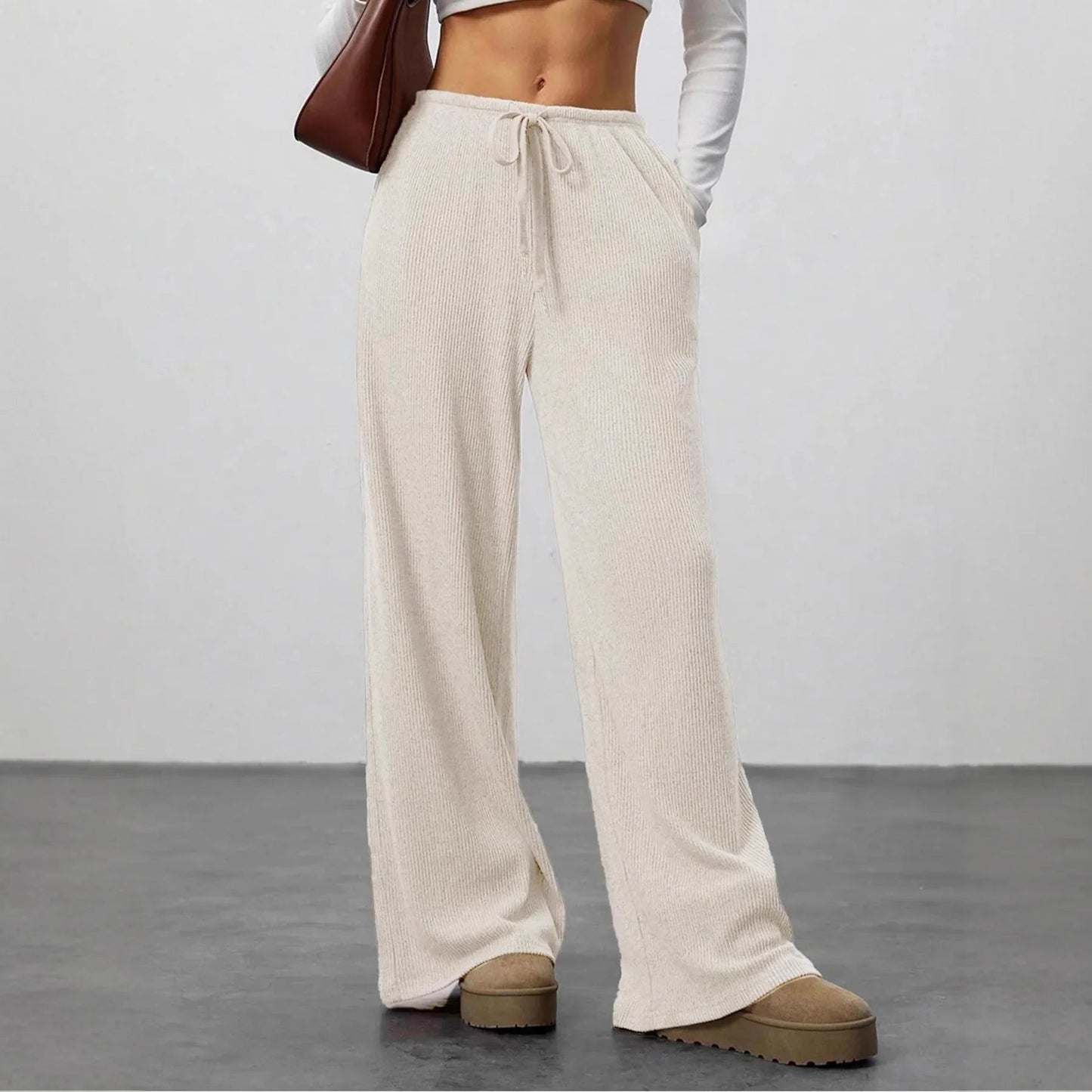 ZEYA - Samantha Wide Leg Knit Pants